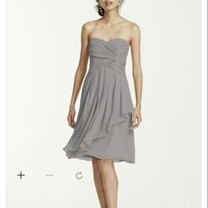 **24 HR FLASH SALE** David's Bridal Chiffon Dress