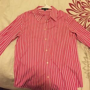 Ralph Lauren pink & white button down
