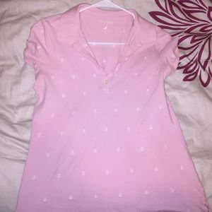 Nautica anchored collared shirt