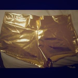 Gold shorts