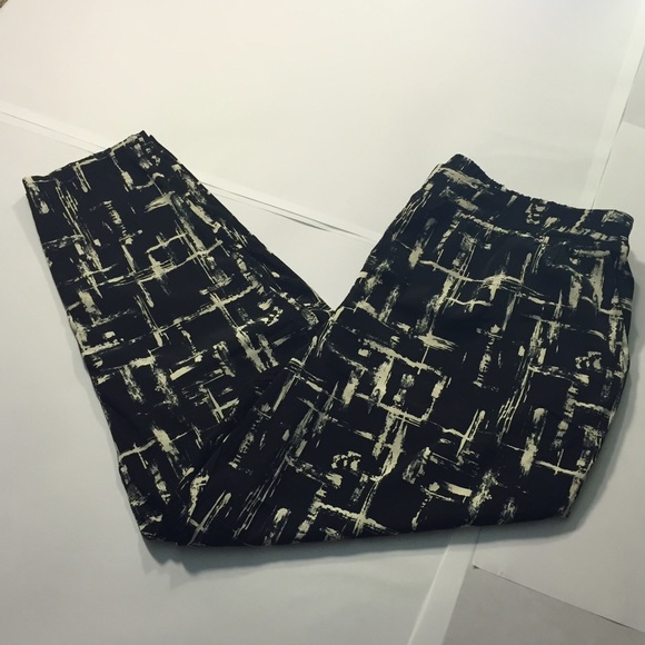 Black and white pants