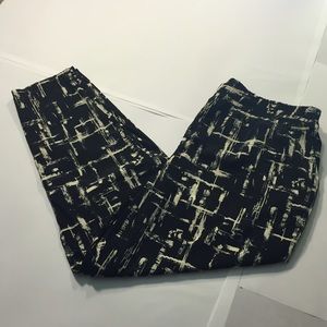 Black and white pants