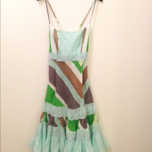 FREE PEOPLE chevron print dress