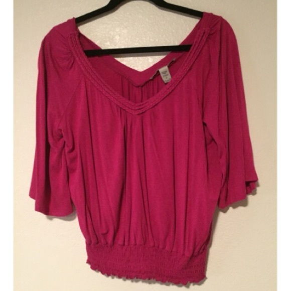 Pink American rag top