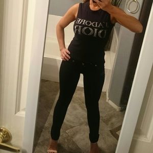 J adorable Dior tank top rhinestone