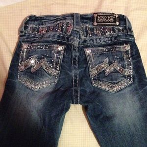 Little girl size 8 miss me jeans!