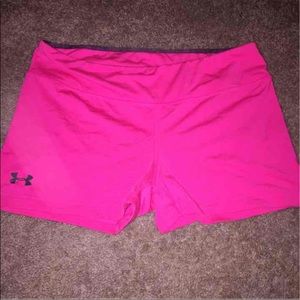 Under armour spandex shorts
