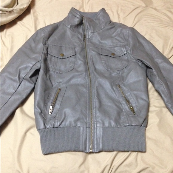 Gray Ambiance Apparel Fitted Jacket - Medium - Picture 1 of 4