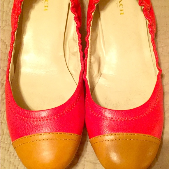 Authentic Coach Ballet Flats