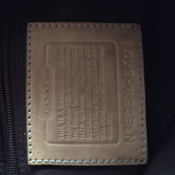 Authentic coach bag and matching coin purse - used - Picture 3 of 4