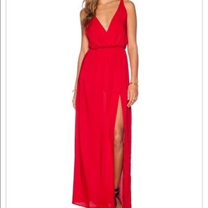 NEW NEVER WORN Red maxi dress