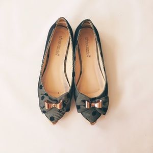Polka Dot Bow Flats