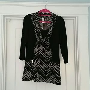 NEW black and white shirt