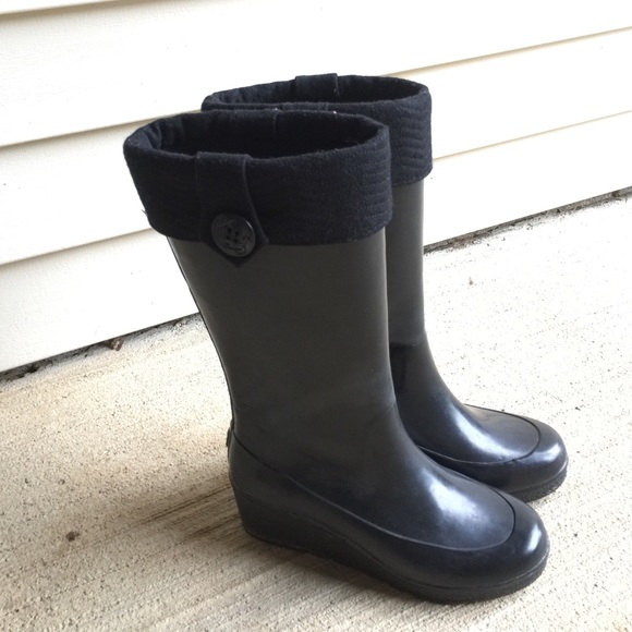 Sperry Topsider Wedge Rain Boots! ☔️