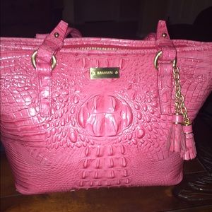 Brahmin coral shoulder bag