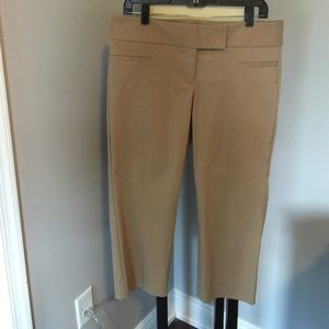 Khaki colored Capri pants