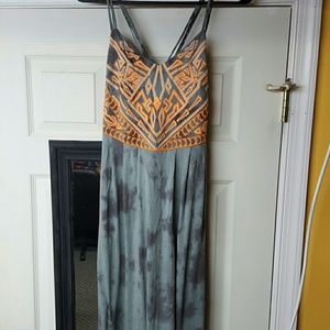 Long light/dark grey dress