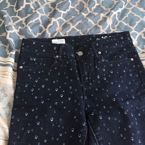 Gap printed cropped legging jean