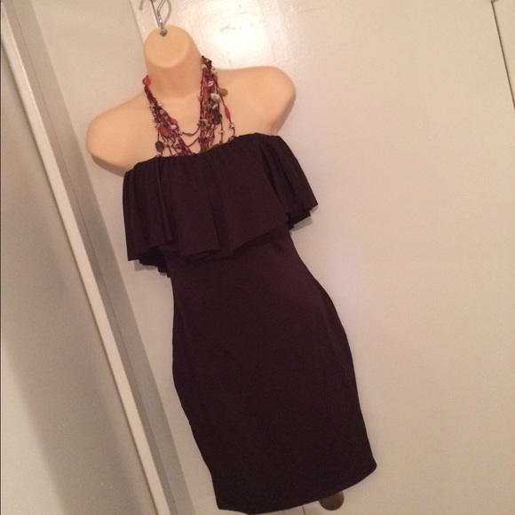 NWT DRESS THE POPULATION Strapless Bodycon Dress - Picture 2 of 3