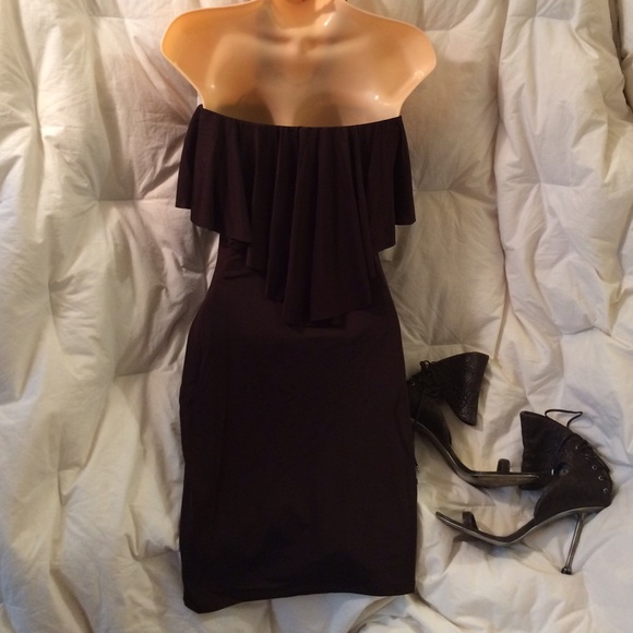 NWT DRESS THE POPULATION Strapless Bodycon Dress - Picture 3 of 3