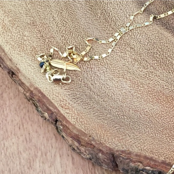 💜bundled Natural druzy gold necklace - Picture 3 of 3