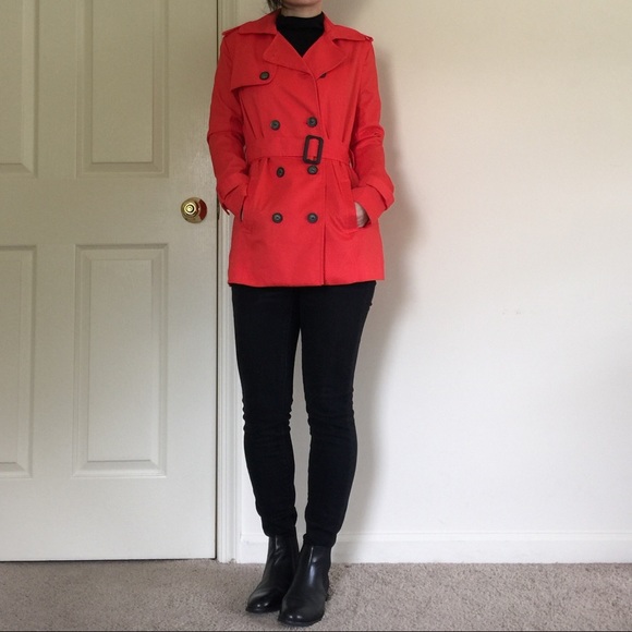 📦sold📦 orange trench