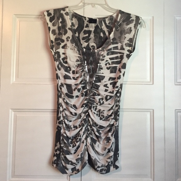 Cheetah Print Dressy Top