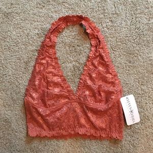 Pink Halter Bralette
