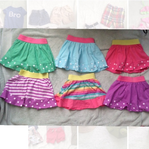 SOLD!! Toddler girl skirt lot
