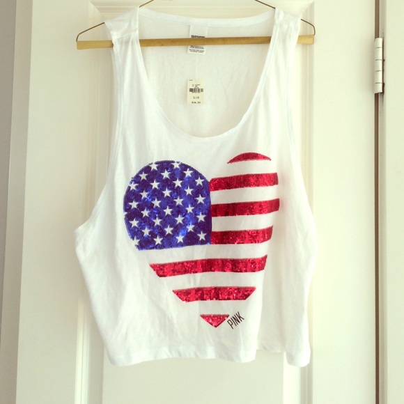 Victorias Secret Patriotic Crop Tank