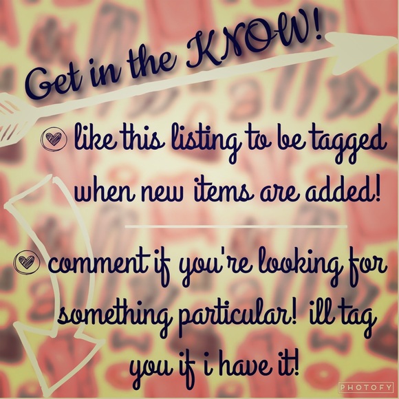 GET IN THE KNOW!