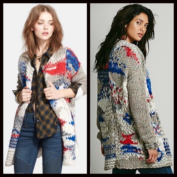 Free People fire sweater NEVER WORN!