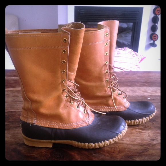 LL Bean men's hunting shoe.