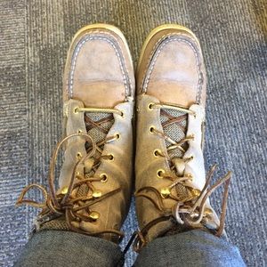 Sperry topsider hikerfish gold