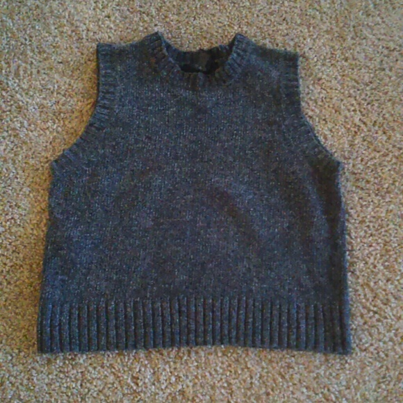 Cropped Sweater Vest