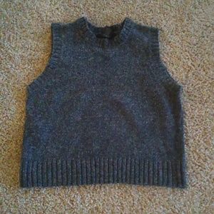 Cropped Sweater Vest