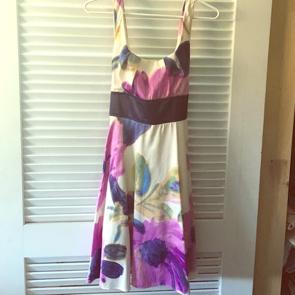 Purple and blue floral dress 🌸