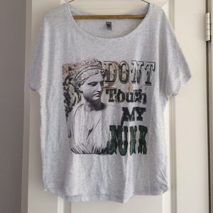 Don't touch my junk tee
