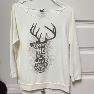 Love me like you love deer season tee