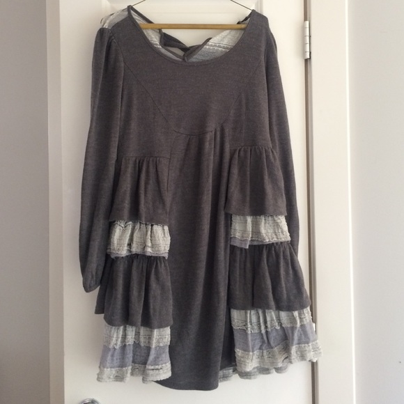 RYU brown layered dress