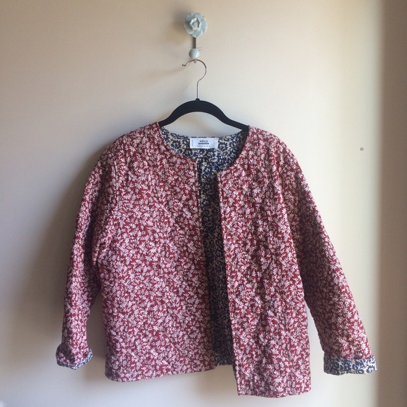 mango printed quilted jacket