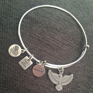 2015 Alex and Ani Eagle Bangle - Silver