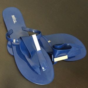 Melissa Ocean Blue Flip Flop