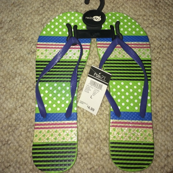 Rue 21 flip flop bundle- 3 pairs - Picture 1 of 3