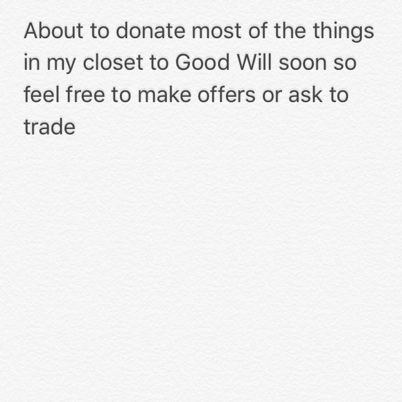 Will accept most reasonable offers