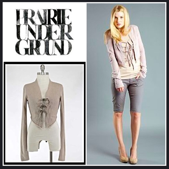 Prairie Underground Sweaters - Black Prairie Underground 'Undone' Shrug
