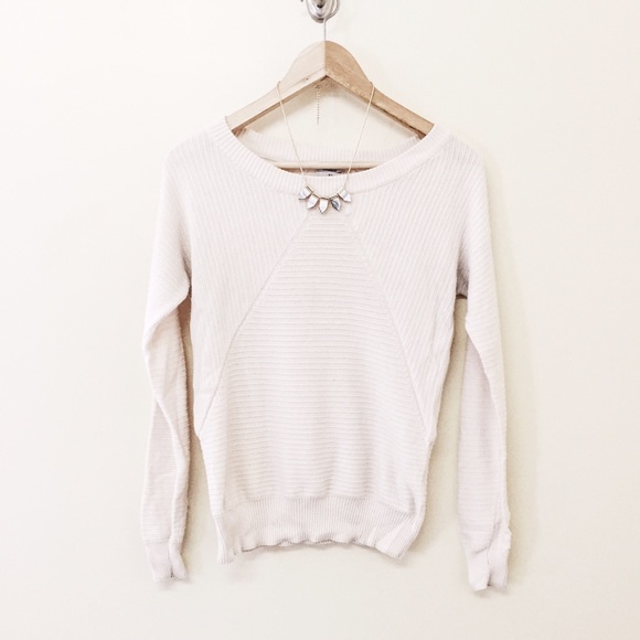 Madewell Sweaters - Madewell Cream Symmetry Sweater