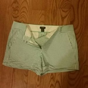 J. Crew Seersucker City Short RARE color
