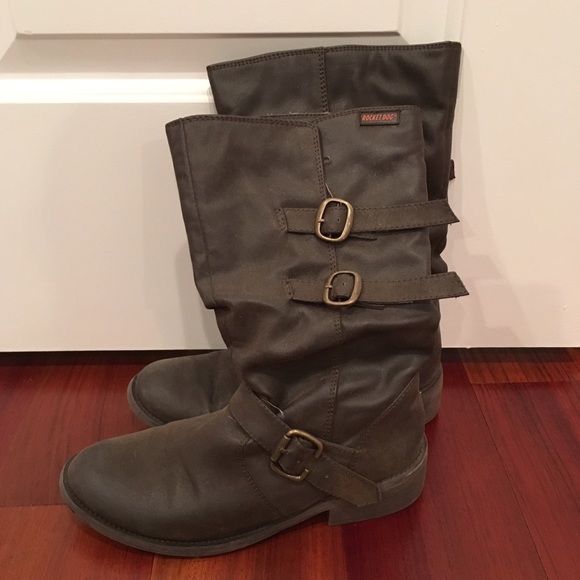 Rocket Dog Shoes Chocolate Brown Riding Boots Poshmark