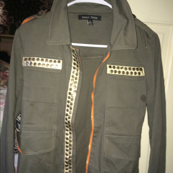 NWOT Army green jacket - Picture 1 of 4